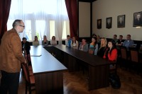 Spotkanie studentów w Starostwie