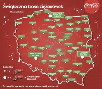 Ciężarówka Coca-Coli w Słupsku