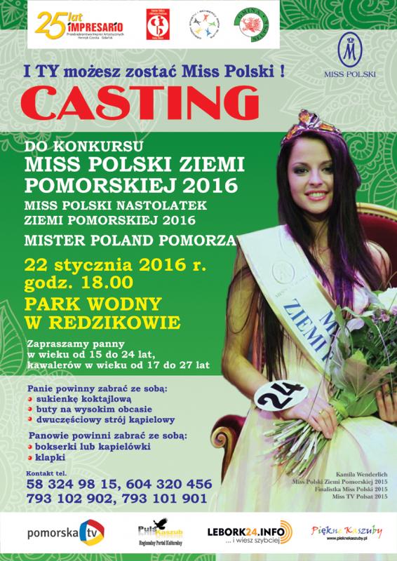 Casting do Konkursu Miss Polski Ziemi Pomorskiej 2016