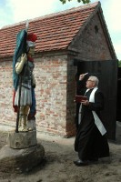 Poświęcenie figury św. Floriana w Czystej