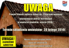 Program wymiany eternitowych pokryć dachowych w powiecie słupskim – edycja  2014