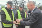 Starosta Słupski przekazał Policji kluczyki do quadów