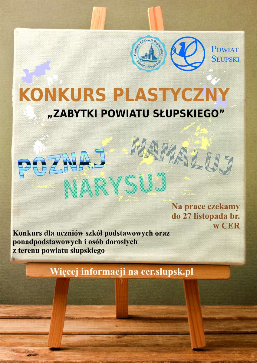 Konkurs plastyczny „Zabytki Powiatu Słupskiego”